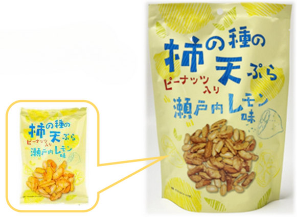 琢間菓子 柿之種天婦羅花生米餅(檸檬海鹽味)