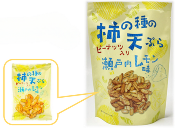 琢間菓子 柿之種天婦羅花生米餅（檸檬海鹽味）